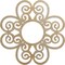 Ekena Millwork Cohen Wood Fretwork Pierced Ceiling Medallion, Hickory, 30"OD x 10 1/4"ID x 1/4"T CMWP30X30X0250COHI - alternate 1